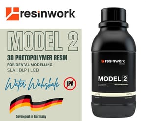 Resinwork Model 2 (birch beige) - water washable 3D photopolymer resin (1 kg)