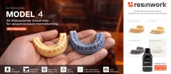 Resinwork Model 4 - IPA washable 3D photopolymer resin