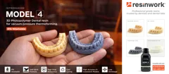 Resinwork Model 4 - IPA washable 3D photopolymer resin