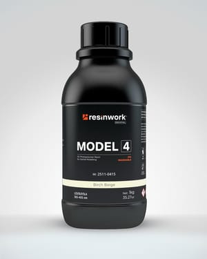 Resinwork Model 4 - IPA washable 3D photopolymer resin