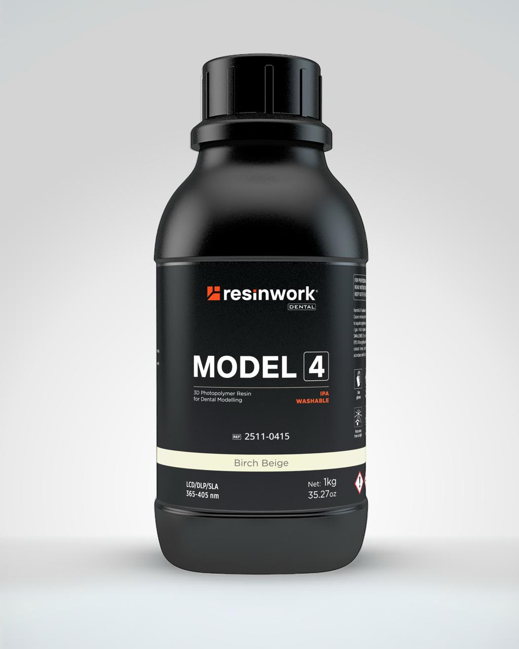 Resinwork Model 4 - IPA washable 3D photopolymer resin